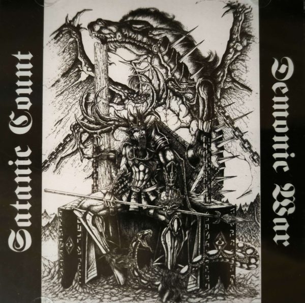 SATANIC COUNT / DEMONIC WAR - satanic war - SPLIT CD